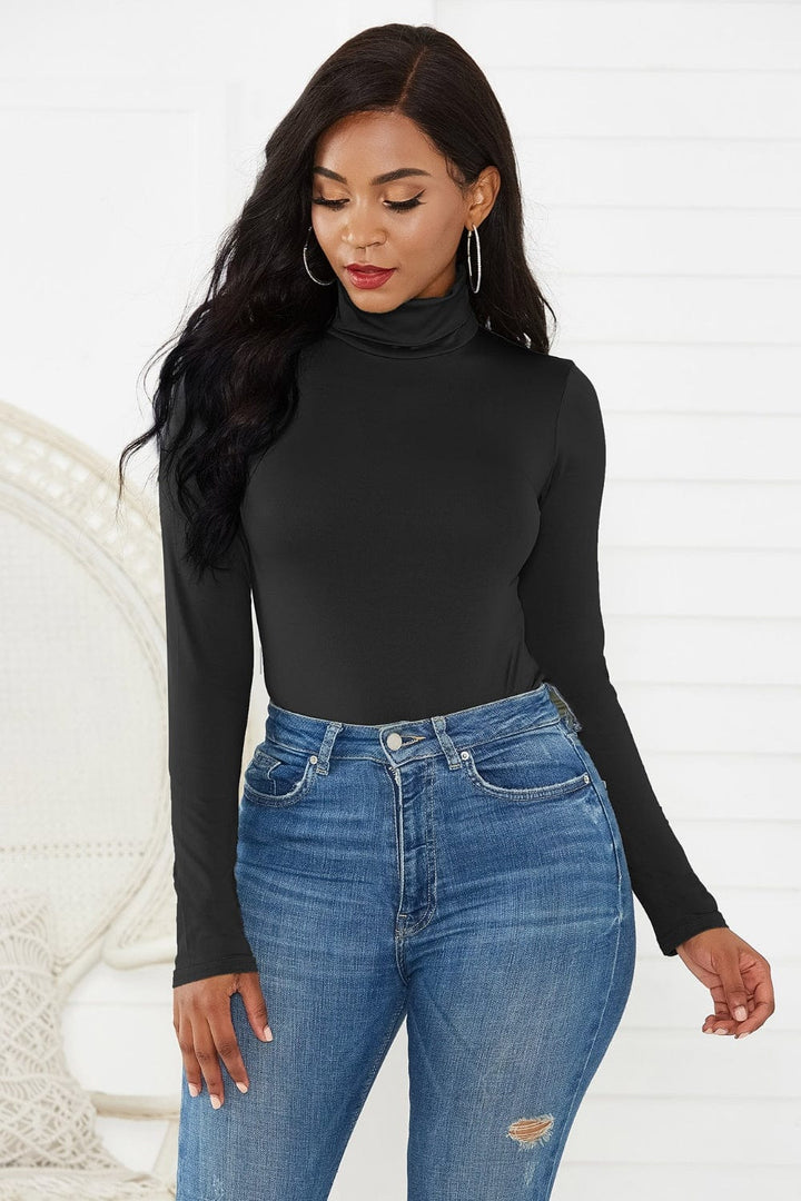 Black Tops/Bodysuits with S