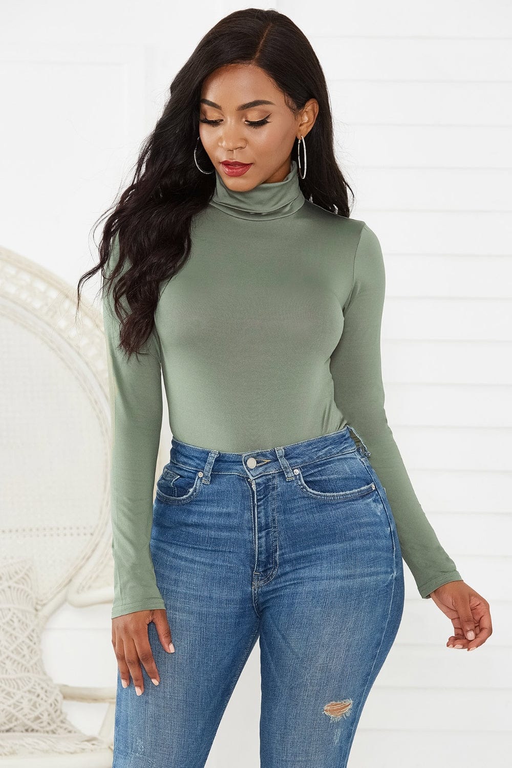 Sage Tops/Bodysuits with S