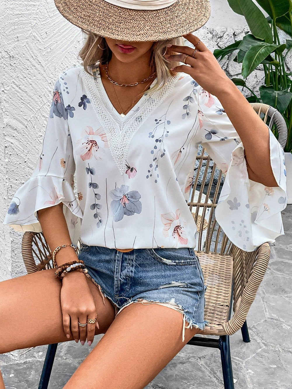 White shirts and tops with S