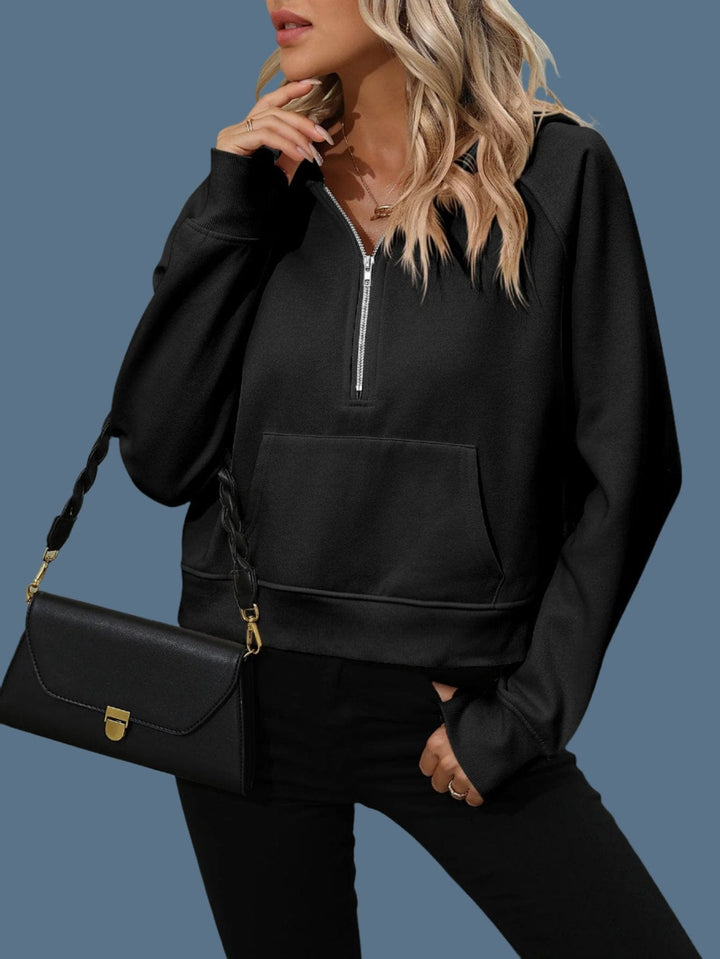 The802Gypsy TOPS/HOODIES Black / S GYPSY-Zip-Up Hoodie with Pocket