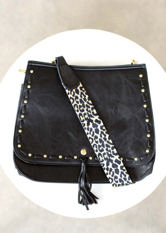 Black Handbag/Crossbody with Onesie