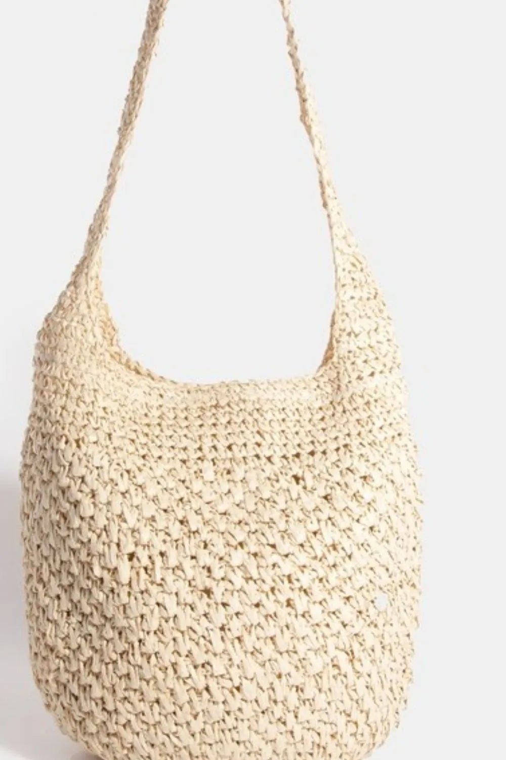Fame Intricate Braided Hobo Shoulder Bag Handbags with Pastel Yellow One Size by The802Gypsy.