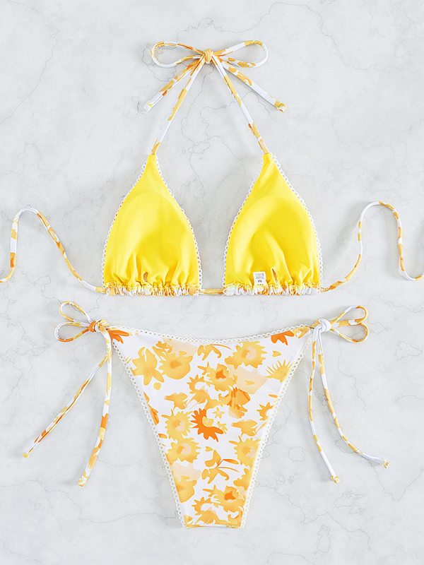 GYPSY GIRL- Resort Swimsuit Printed String Bikini