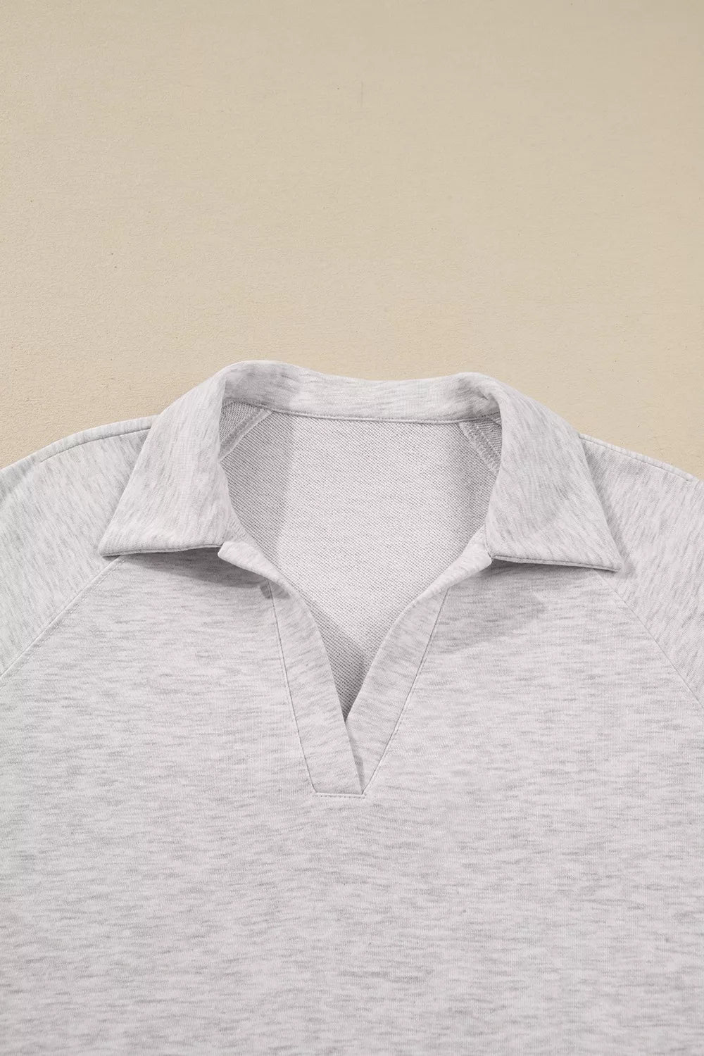 Long Sleeve Sweatshirt And Pants Set - Trendy Loungewear & Sleepwear/Loungewear in Light Gray for Women | The802Gypsy