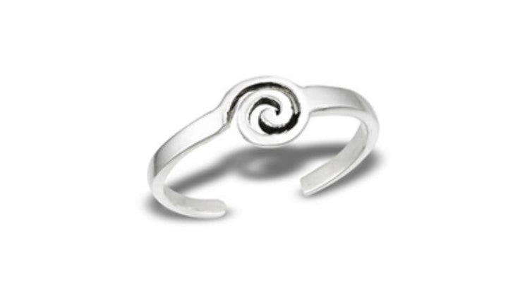 The802Gypsy jewelry silver ❤MY GYPSY-Swirl Sterling Silver Toe Ring