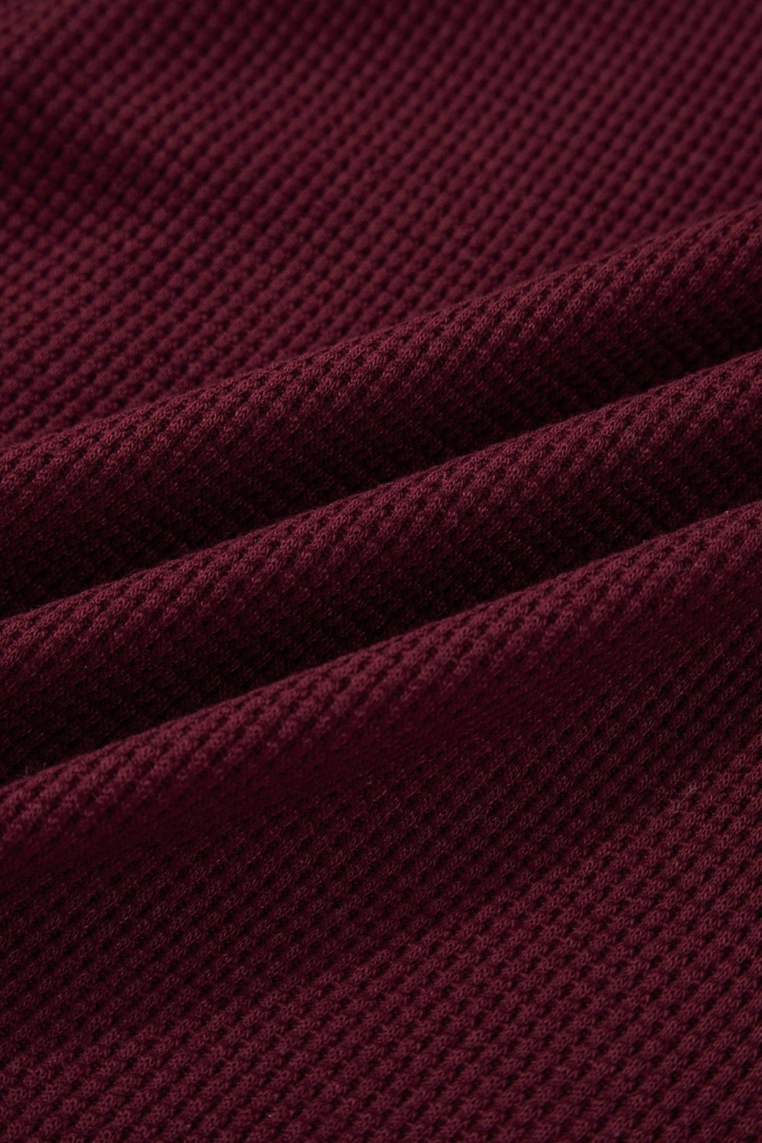 Waffle Splicing Zip Up Hooded Jacket - Trendy Outerwear in Burgundy for Women | The802Gypsy