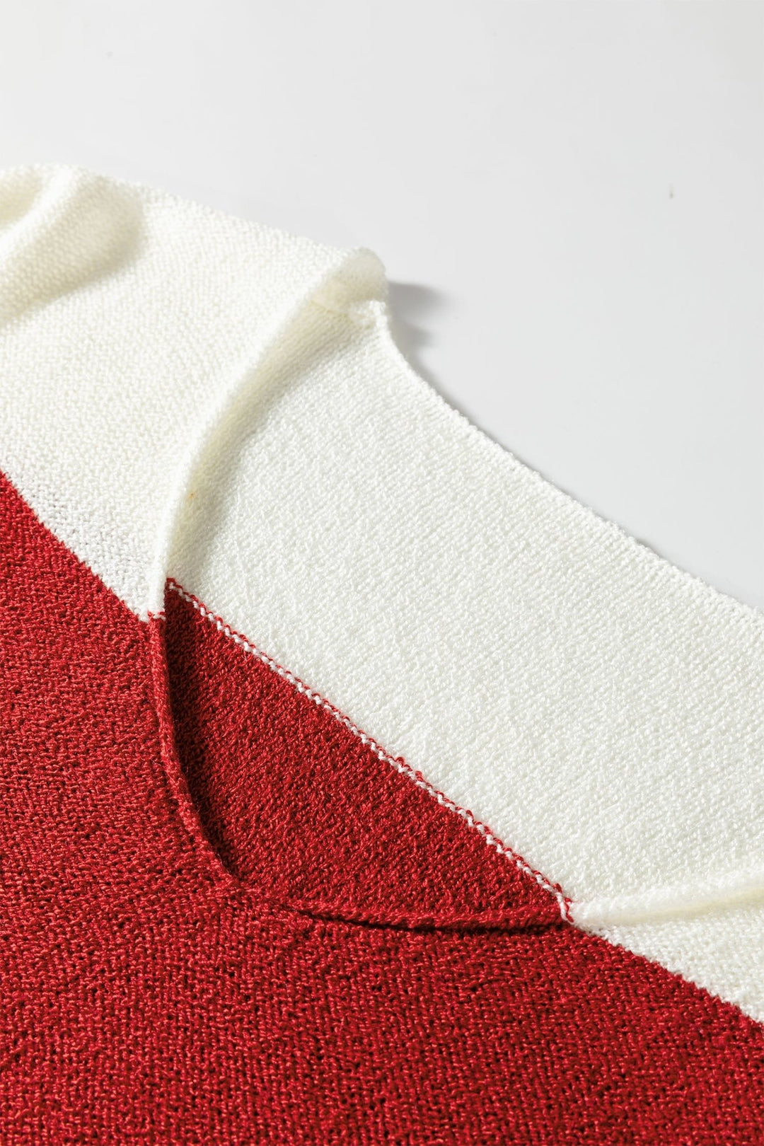 Loose Color Block Drop Shoulder Bubble Sleeve Sweater - Trendy Sweaters & Cardigans/Sweaters in Green Stripe for Women | The802Gypsy