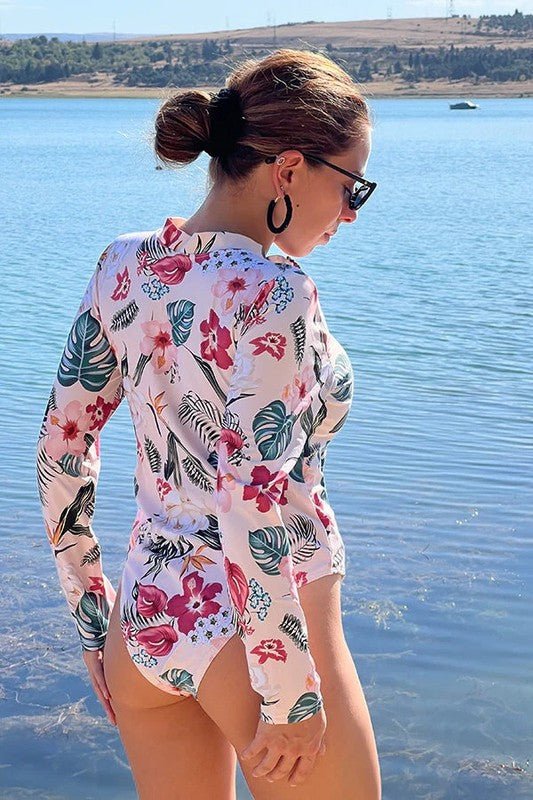Light Pink Swimwear/One - Piece Swimsuits with S