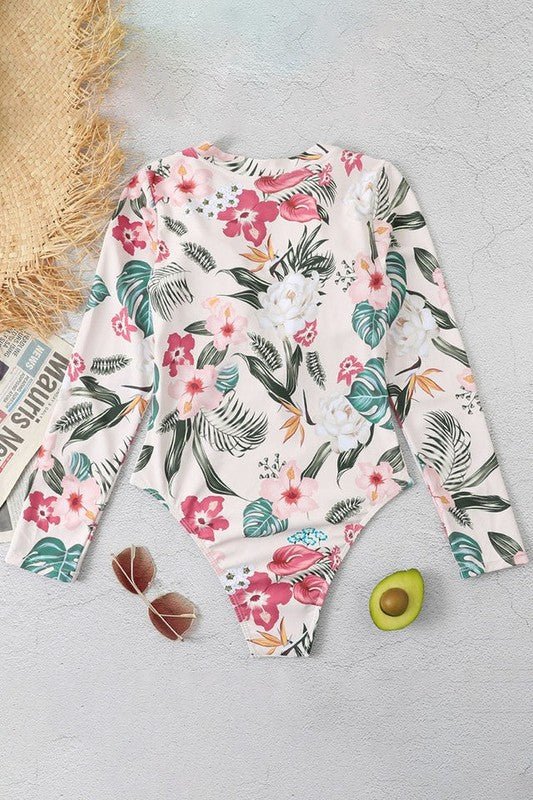 Light Pink Swimwear/One - Piece Swimsuits with S