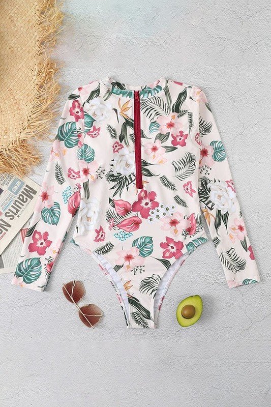 Light Pink Swimwear/One - Piece Swimsuits with S