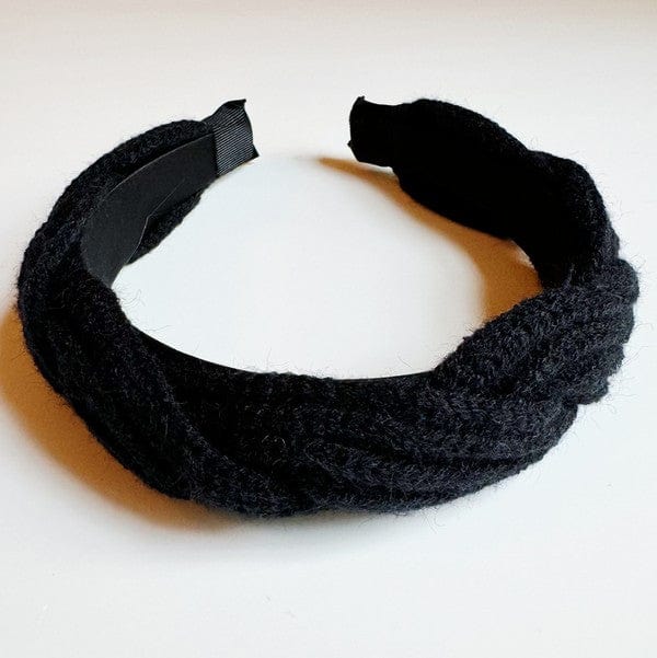 The802Gypsy Accessories/HAIR Black / OS ❤️GYPSY FOX-Ellison and Young-Retro Yarn Knit Braided Headband