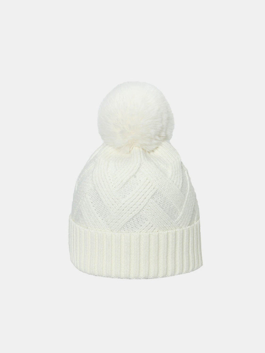 The802Gypsy Accessories/HATS Ivory / One Size GYPSY-Roll Rim Hat with Pompom