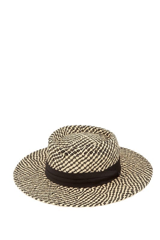 The802Gypsy Accessories/Headwear BLACK / OS ❤️GYPSY FOX-Straw Weave Floppy Brim Sun Hat