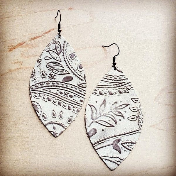 The802Gypsy Accessories/Jewelry oyster / 1 ❤️GYPSY FOX-Handcrafted Oval Earring Oyster Paisley