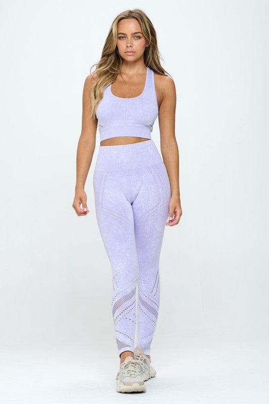 The802Gypsy Activewear/Activewear Sets ❤️GYPSY FOX-Seamless Two Piece Yoga Mineral Washed Active Set