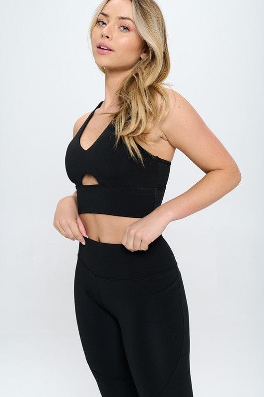 The802Gypsy Activewear Black / S ❤️GYPSY FOX-Two Piece Activewear Set with Cut-Out Detail