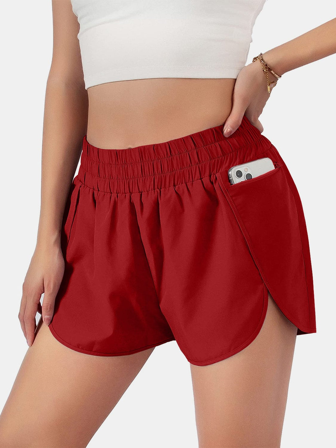 The802Gypsy Activewear/bottoms GYPSY-Elastic Waist Active Shorts