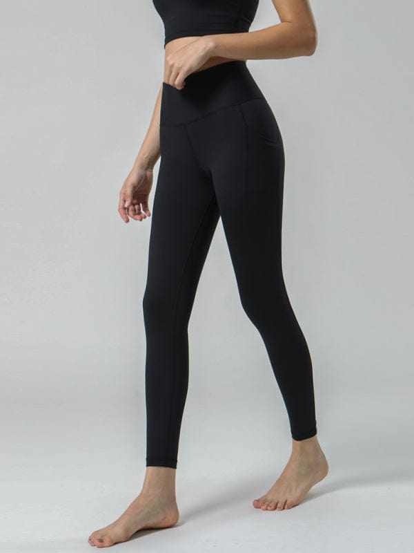 The802Gypsy Activewear/bottoms ❤️GYPSY GIRL-Mid-Waist Pocket Yoga Pants Women