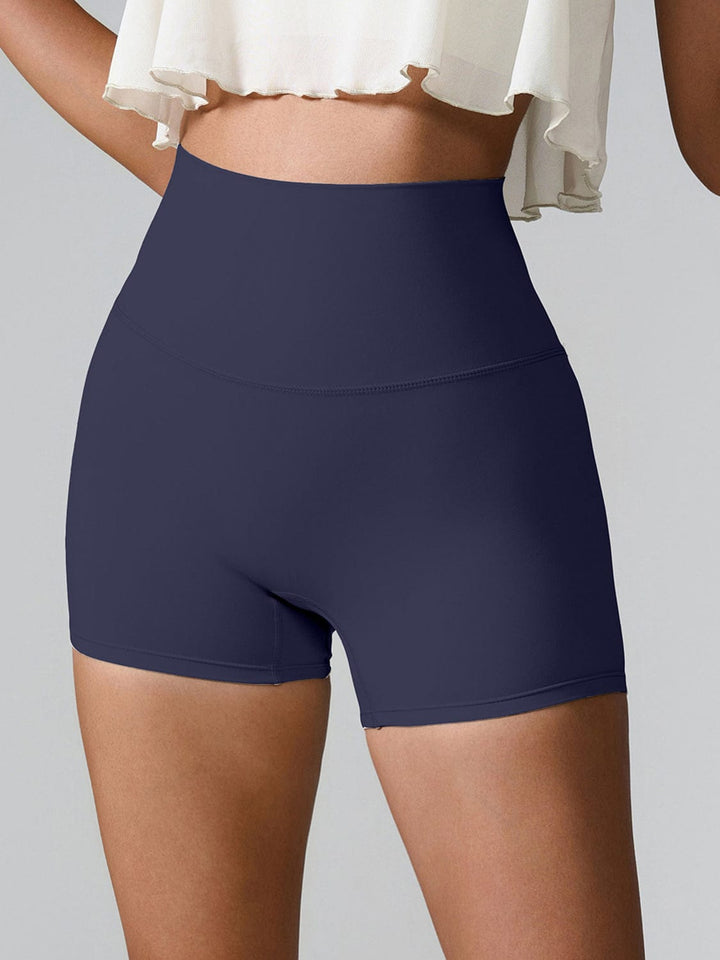 The802Gypsy Activewear/bottoms Navy / S GYPSY-High Waist Active Shorts