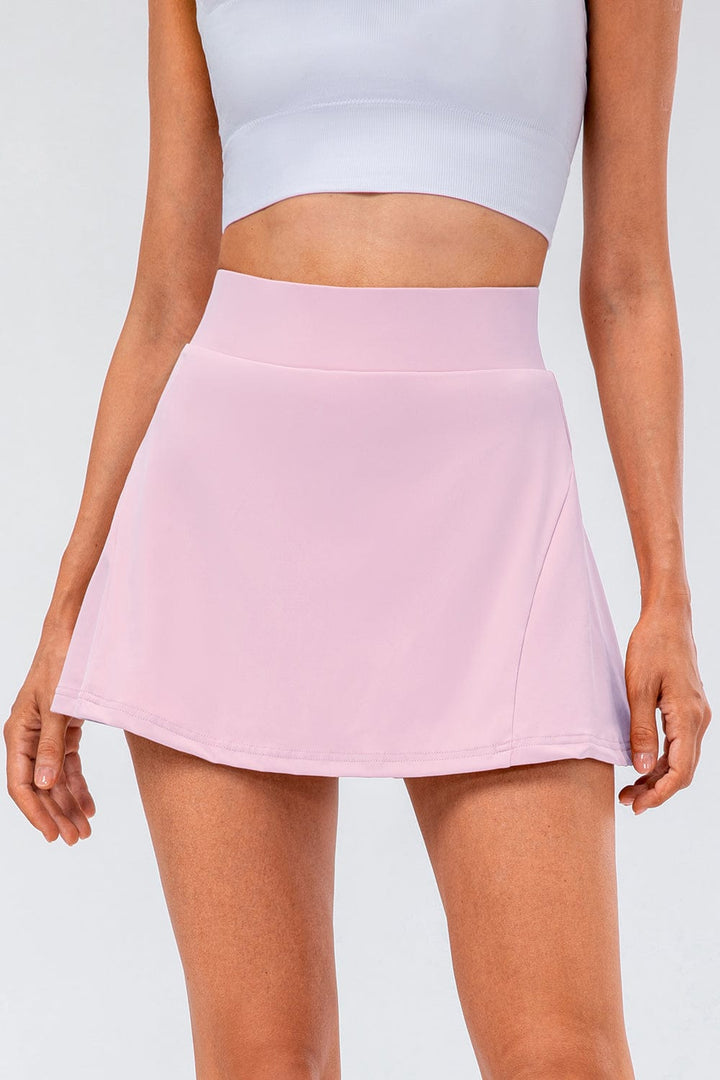 The802Gypsy Activewear Gypsy-High Waist Pleated Active Skirt