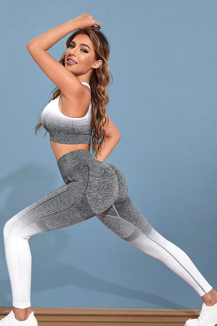 The802Gypsy Activewear/sets GYPSY-Gradient Sports Tank and Leggings Activewear Set