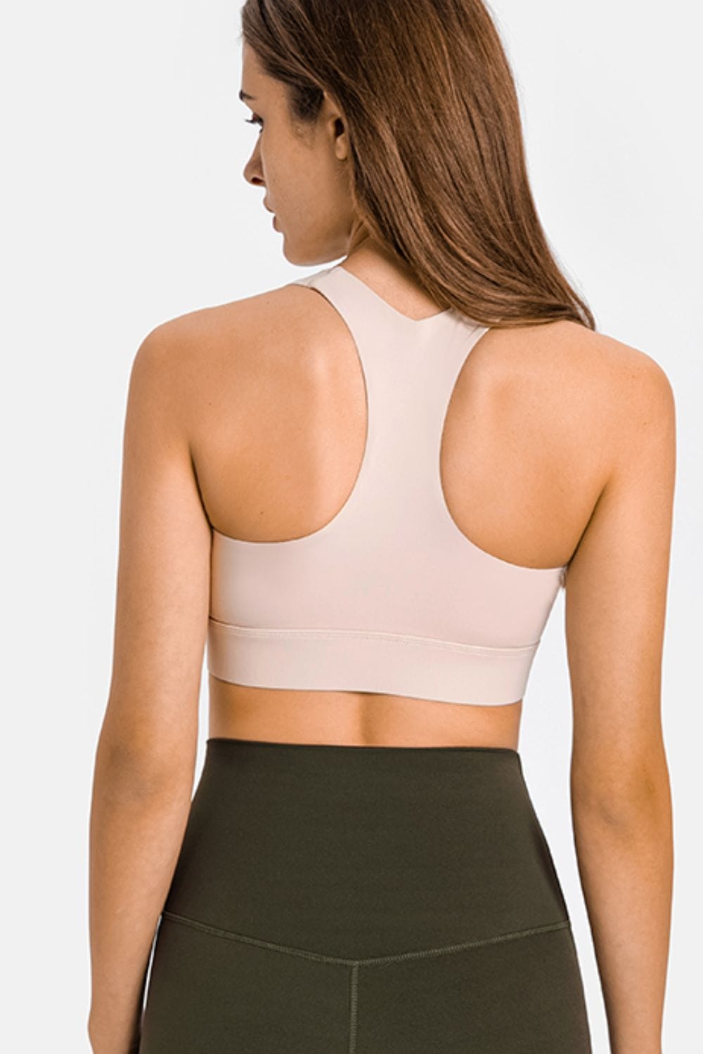 The802Gypsy Activewear/sports bra GYPSY-Millennia Zip Up Racerback Sports Bra