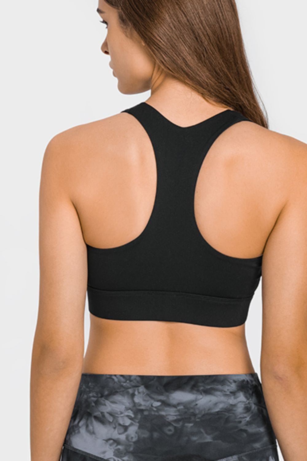 The802Gypsy Activewear/sports bra GYPSY-Millennia Zip Up Racerback Sports Bra