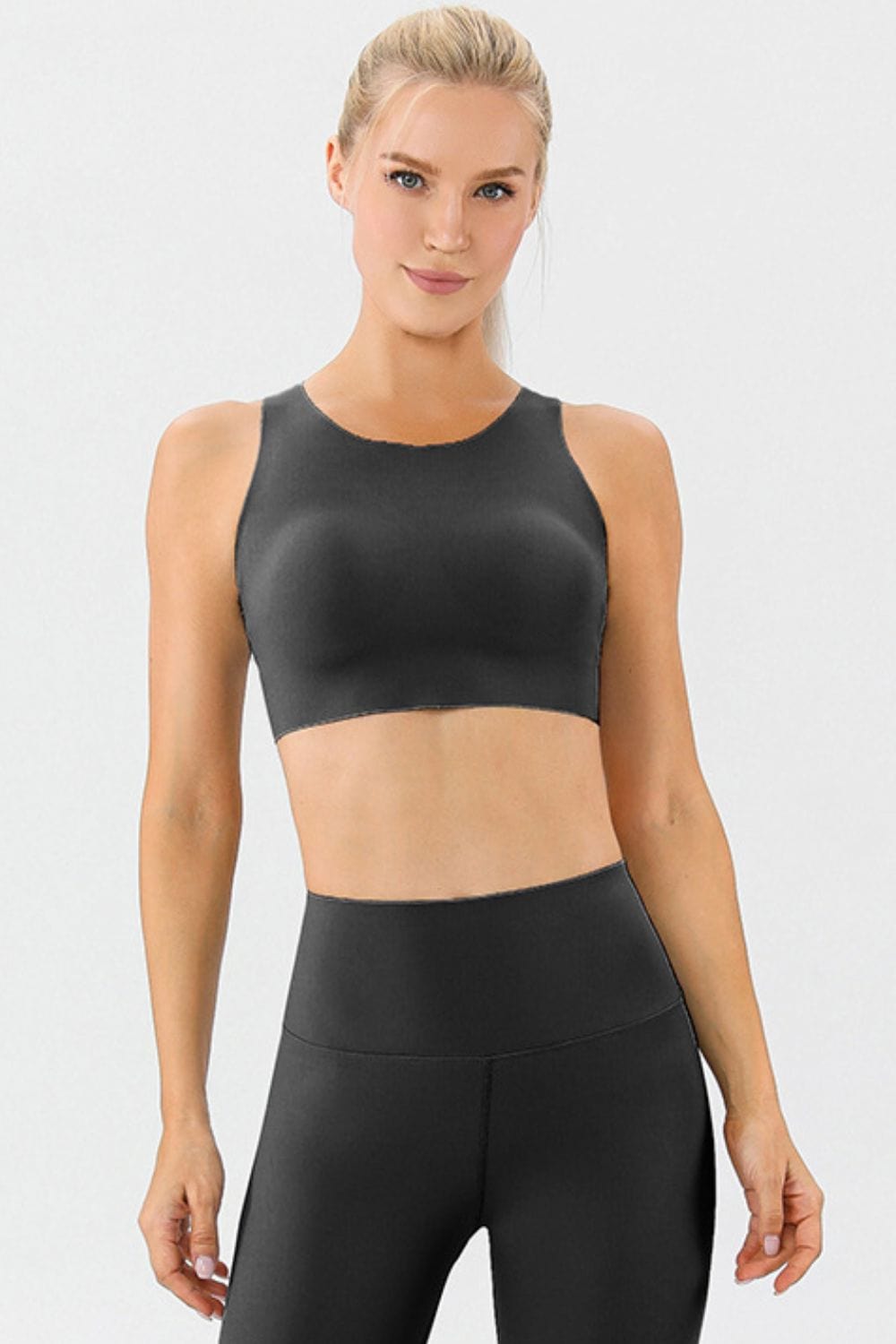 The802Gypsy Activewear/sports bra GYPSY-Round Neck Wide Strap Active Bra