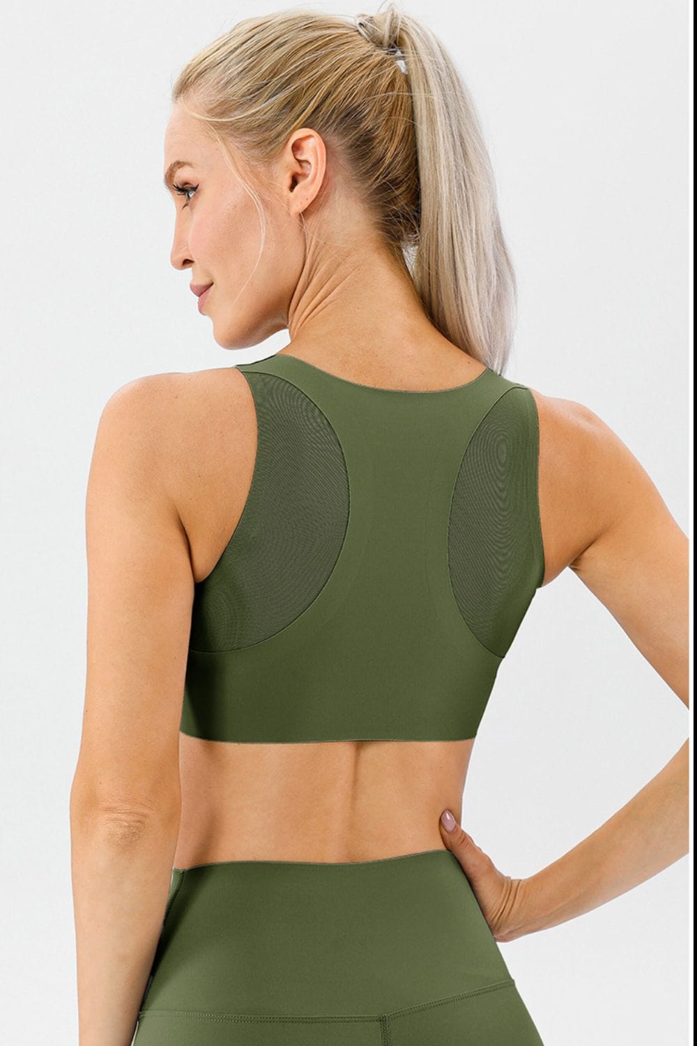 The802Gypsy Activewear/sports bra GYPSY-Round Neck Wide Strap Active Bra