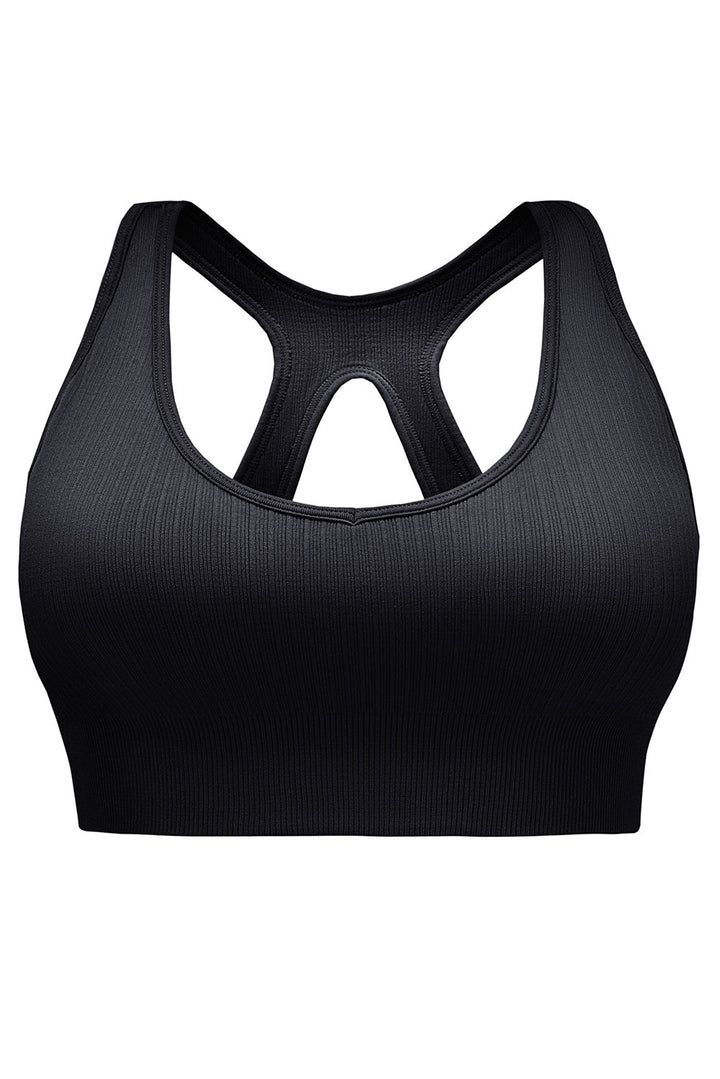 The802Gypsy  Activewear/sports bra TRAVELING GYPSY-Ribbed Racerback Sports Bra