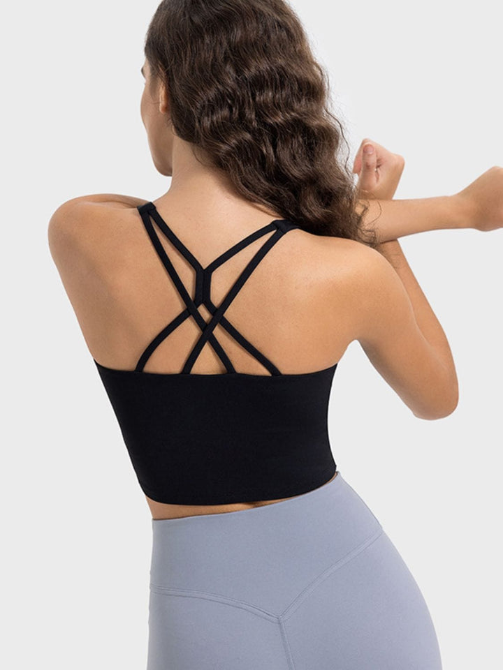 The802Gypsy Activewear/tops GYPSY-Crisscross Round Neck Active Tank ⏹️