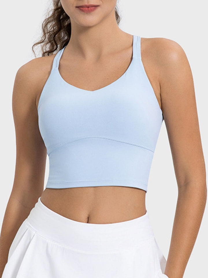 The802Gypsy Activewear/tops GYPSY-Crisscross Round Neck Active Tank ⏹️