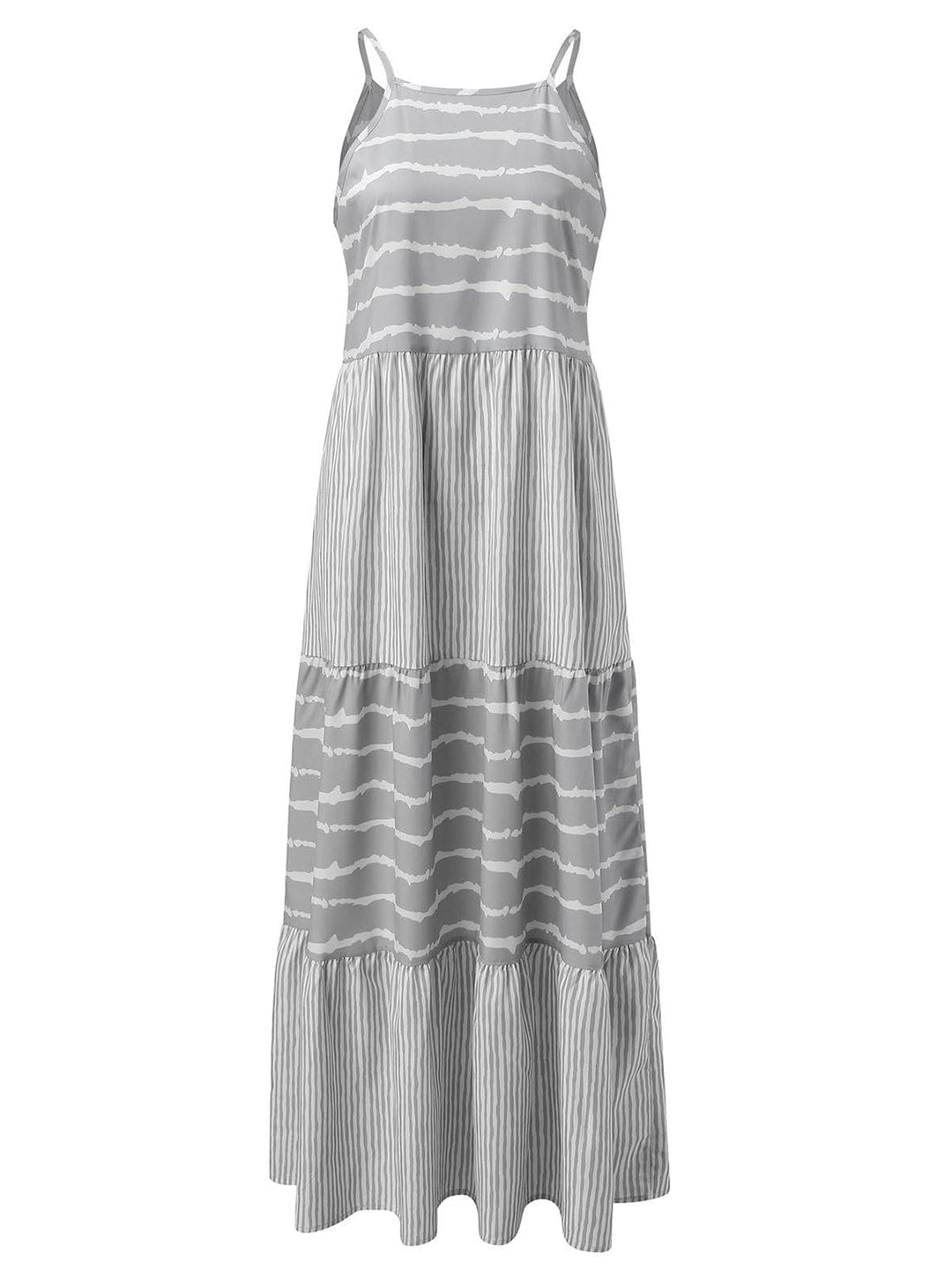 The802Gypsy apparel and accessories GYPSY-Striped Sleeveless Cami Dress