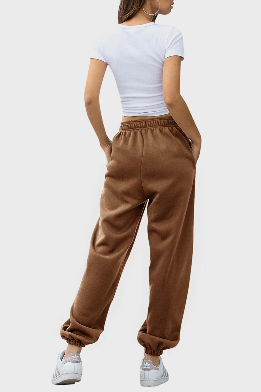 The802Gypsy bottom/pants Brown / S GYPSY-Elastic Waist Joggers with Pockets