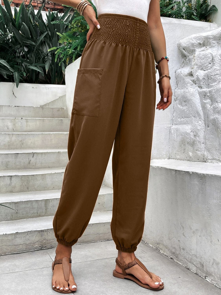 The802Gypsy bottom/pants Brown / S GYPSY-High Rise Joggers with Pockets