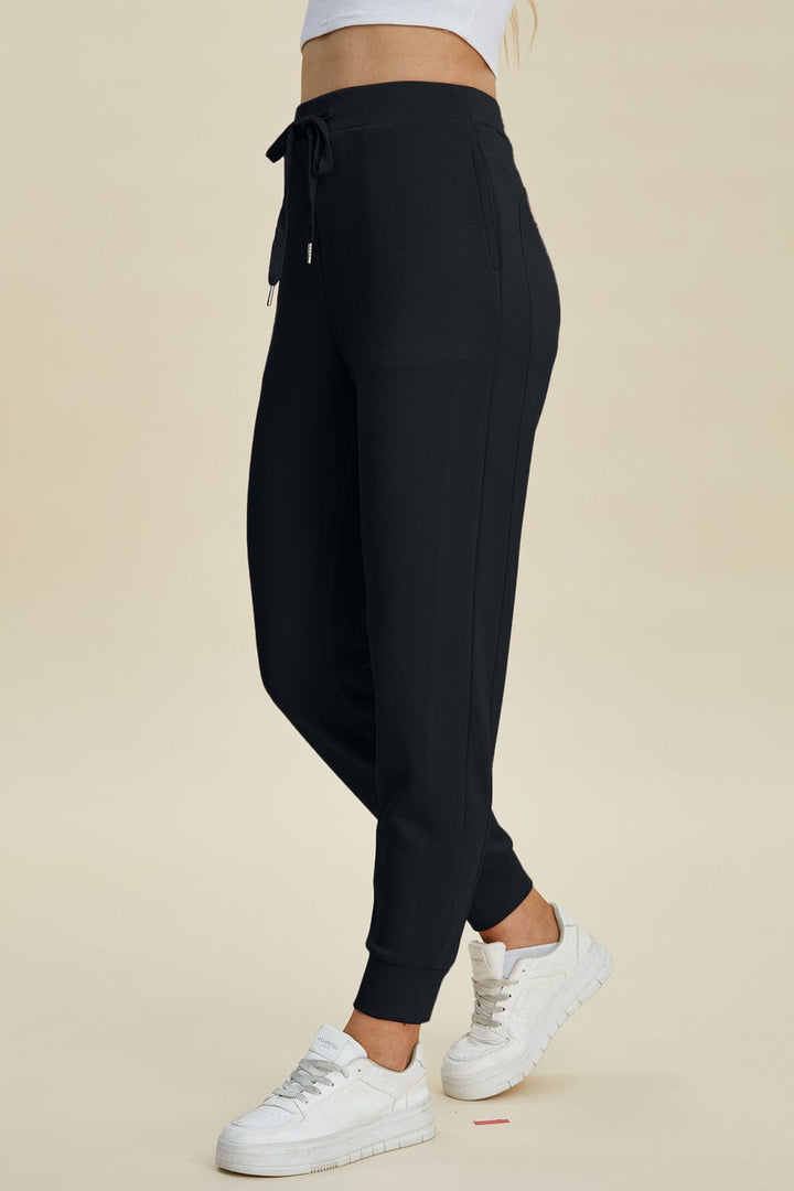 The802Gypsy bottom/pants GYPSY-Basic Bae-Air Scuba Drawstring High Waist Joggers