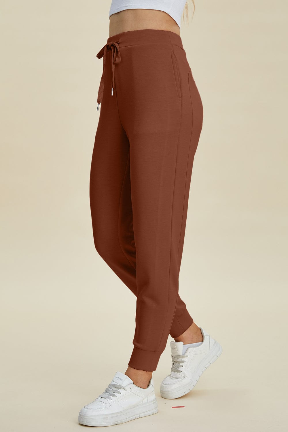 The802Gypsy bottom/pants GYPSY-Basic Bae-Air Scuba Drawstring High Waist Joggers