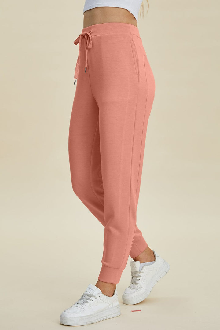 The802Gypsy bottom/pants GYPSY-Basic Bae-Air Scuba Drawstring High Waist Joggers