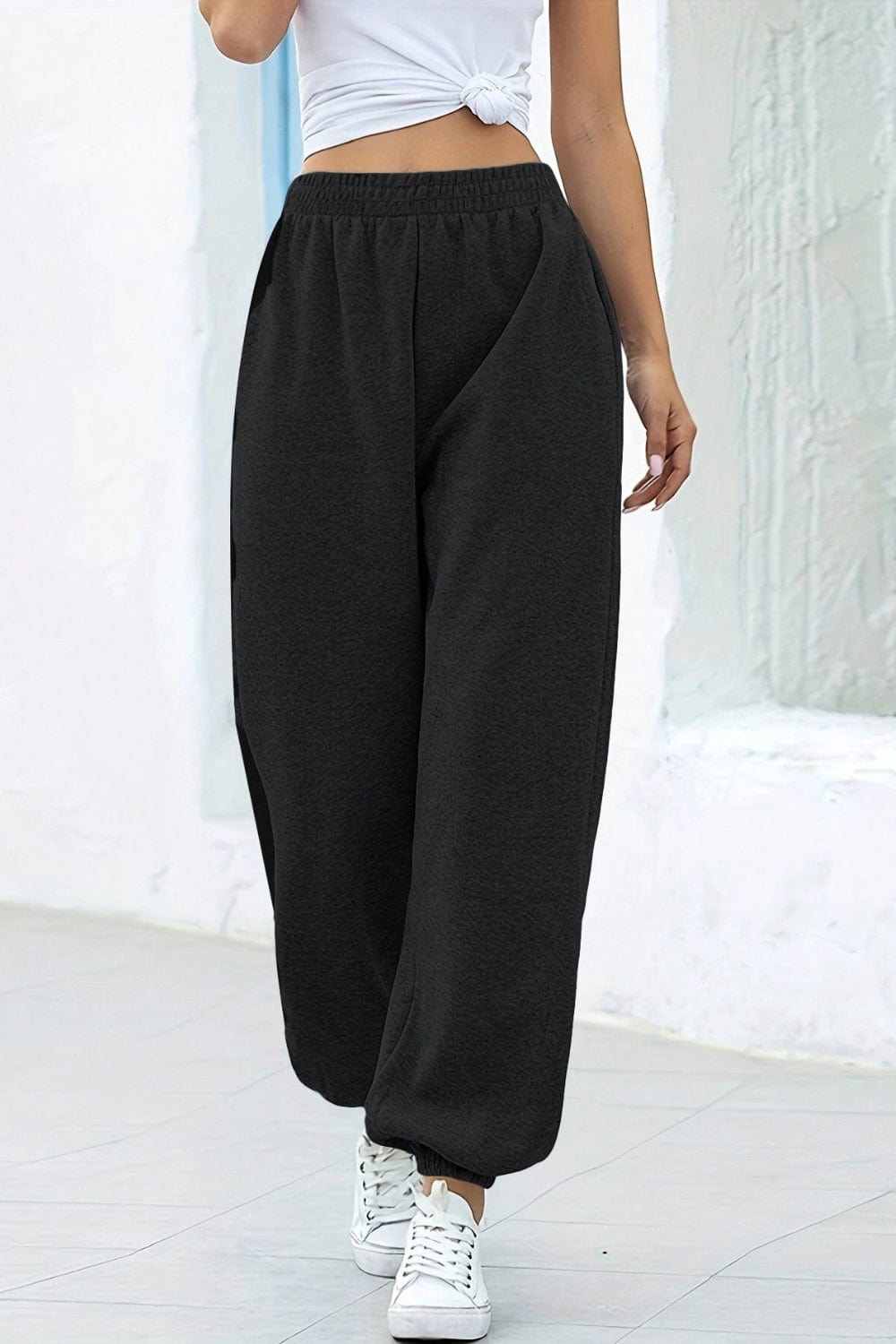 The802Gypsy bottom/pants GYPSY-Elastic Waist Joggers with Pockets