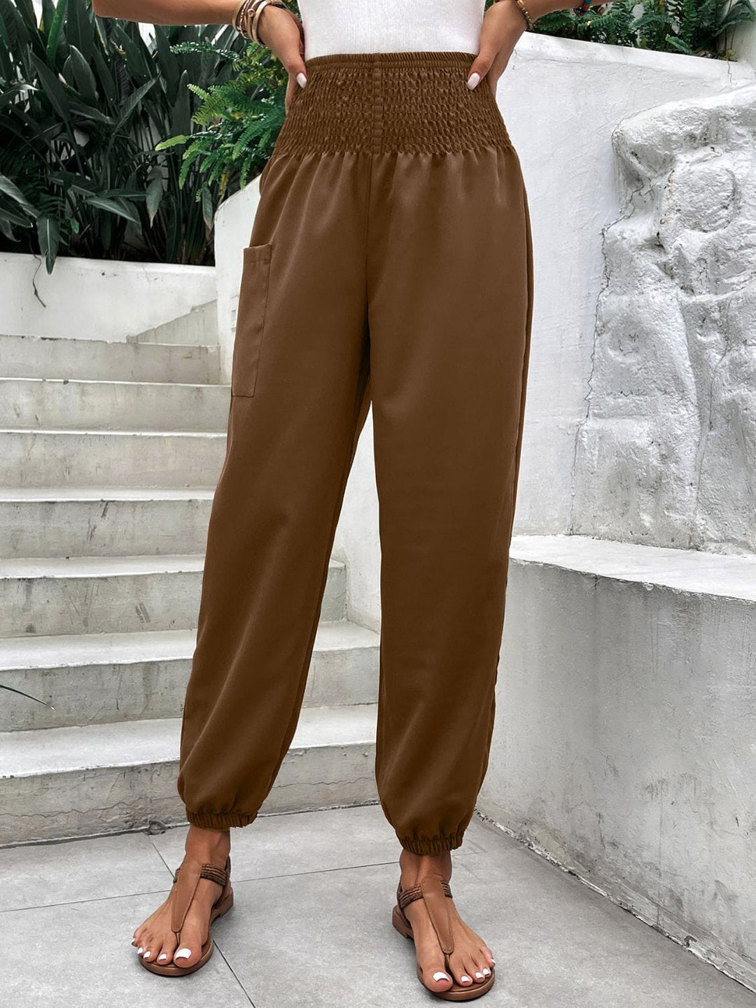 The802Gypsy bottom/pants GYPSY-High Rise Joggers with Pockets