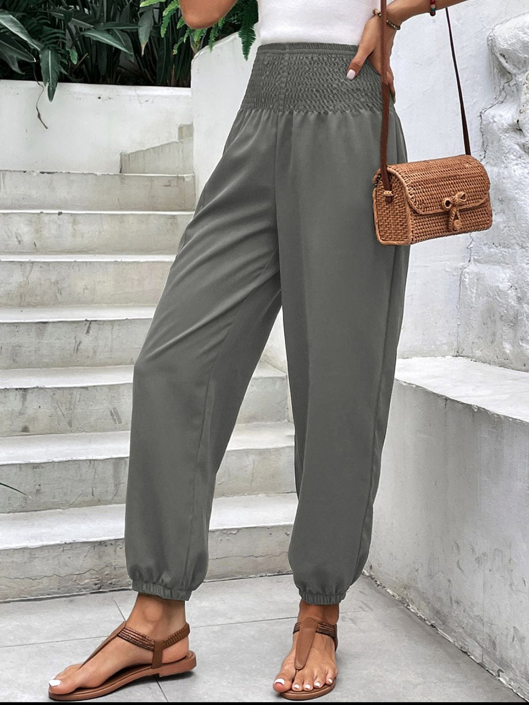 The802Gypsy bottom/pants GYPSY-High Rise Joggers with Pockets