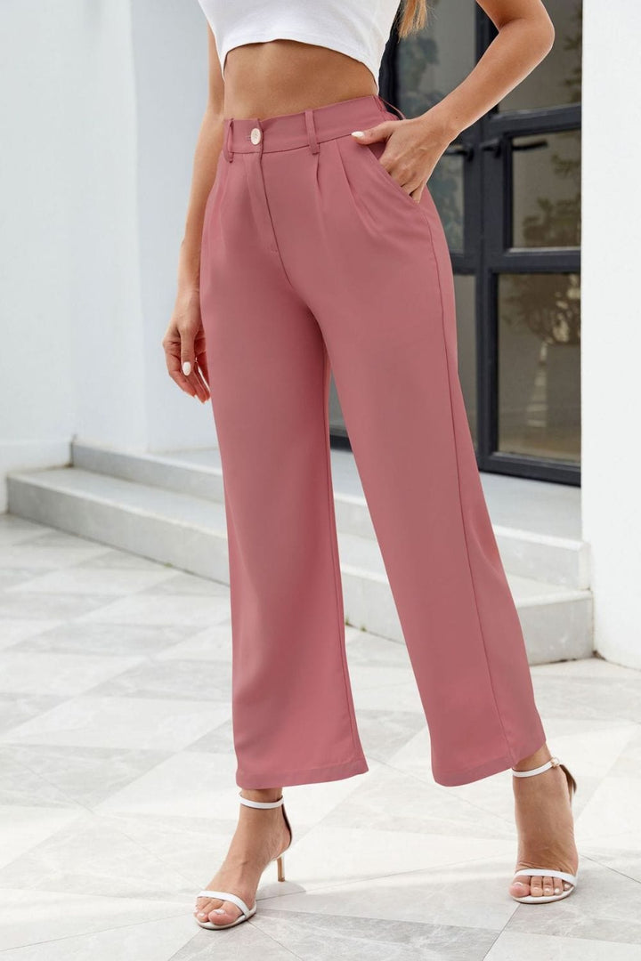 The802Gypsy bottom/pants GYPSY-Pocketed High Waist Pants