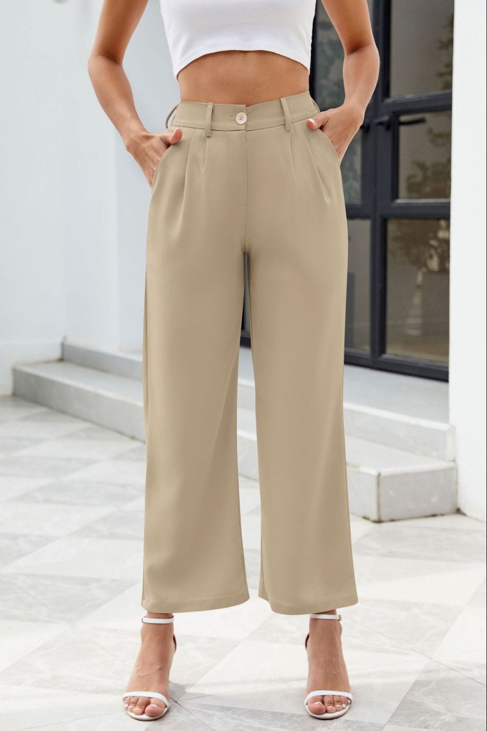 The802Gypsy bottom/pants GYPSY-Pocketed High Waist Pants