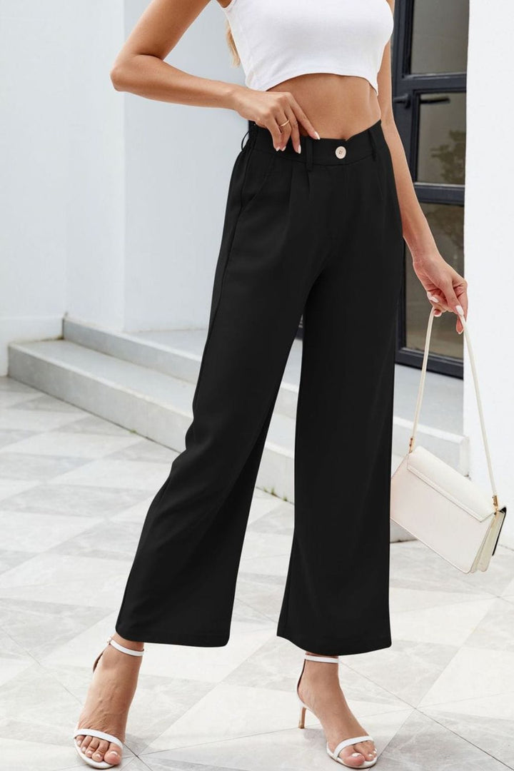 The802Gypsy bottom/pants GYPSY-Pocketed High Waist Pants