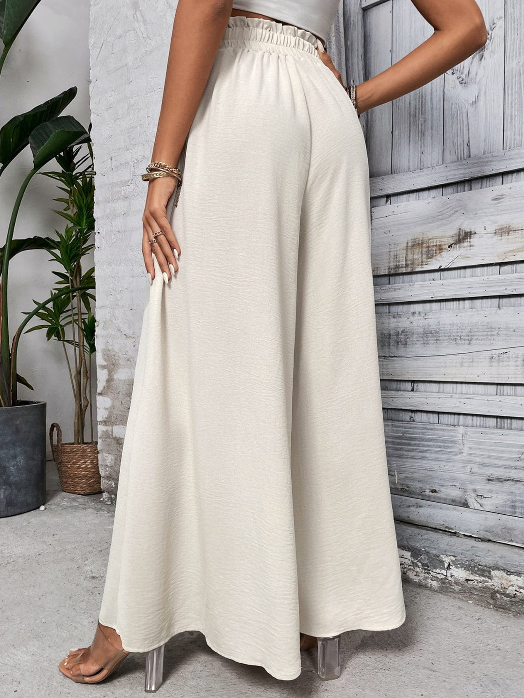 The802Gypsy bottom/pants GYPSY-Tied High Waist Wide Leg Pants