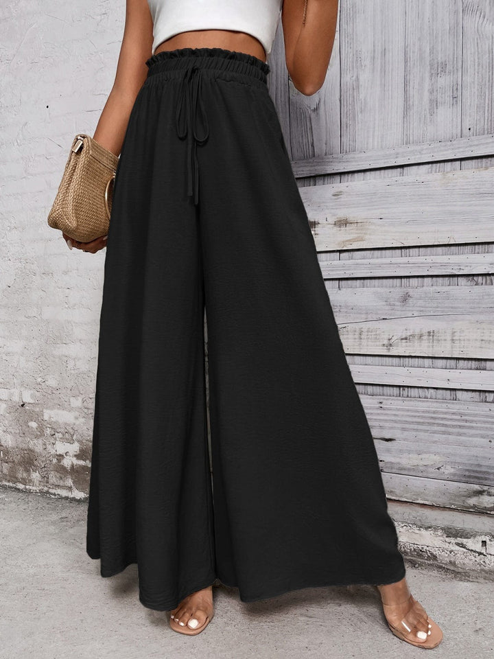 The802Gypsy bottom/pants GYPSY-Tied High Waist Wide Leg Pants