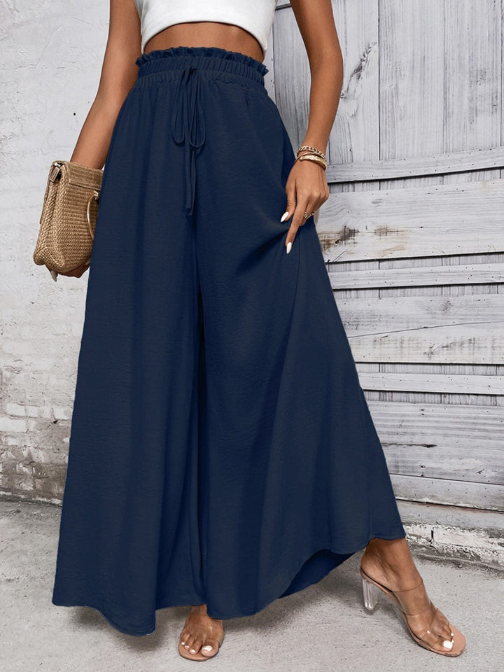 The802Gypsy bottom/pants GYPSY-Tied High Waist Wide Leg Pants