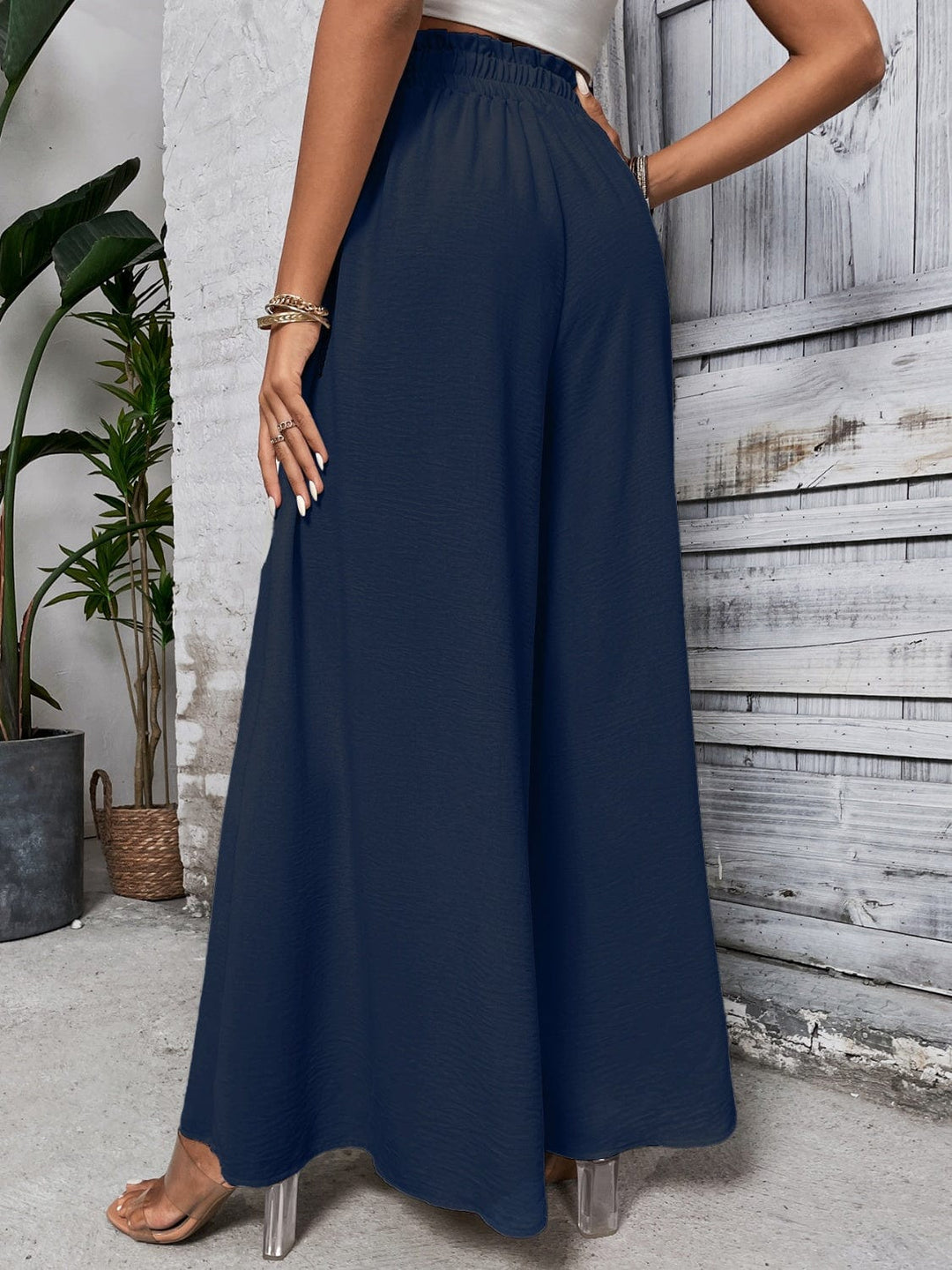 The802Gypsy bottom/pants GYPSY-Tied High Waist Wide Leg Pants