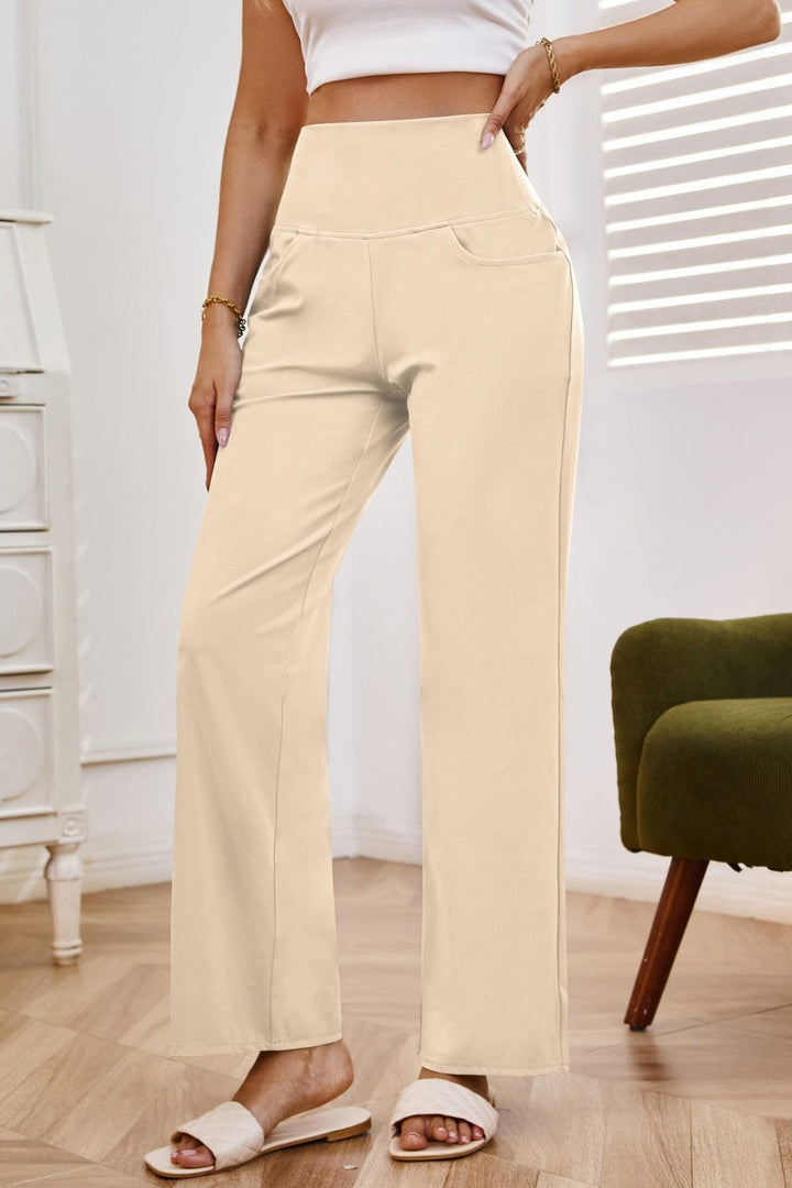 The802Gypsy bottom/pants High Waist Wide Leg Pants with Pockets