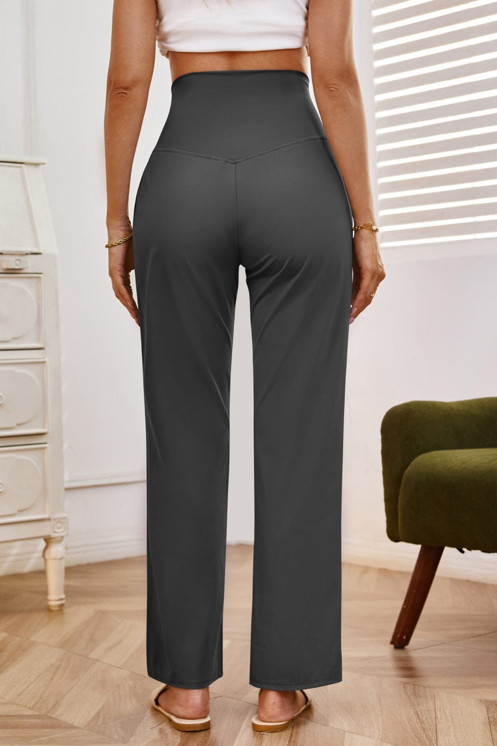 The802Gypsy bottom/pants High Waist Wide Leg Pants with Pockets